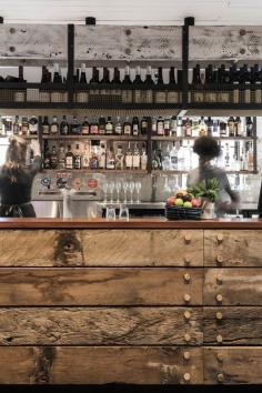 The Nelson Bar, St Kilda | Techne #earthy #naturaltones