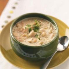 Creamy White Chili Recipe from Taste of Home -- shared by Laura Brewer of Lafayette, Indiana