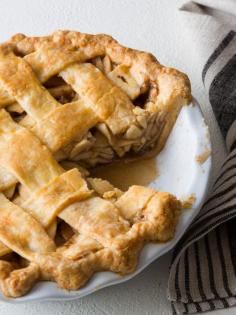 brown butter apple pie with cheddar crust