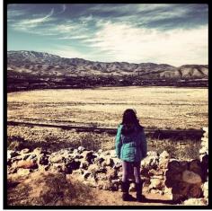 My cousin atop the Tuzigoot National Monument outside Cottonwood, AZ.  the unprocess.