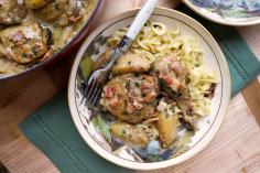 HARD CIDER BRAISED CHICKEN