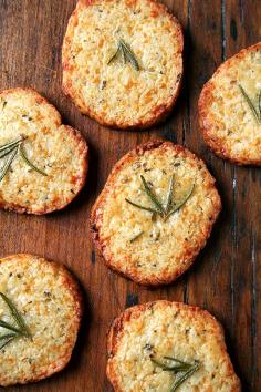 Parmesan Rosemary Crackers