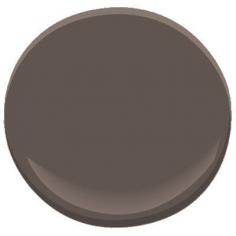 BM stone brown 2112-30. "As comfortable as a favorite pair of stone-washed khakis, this warm brown adds an air of cozy warmth to any space."