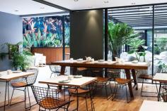 
                    
                        Arroyo Hotel — Buenos Aires #cafe #greenery #mural
                    
                