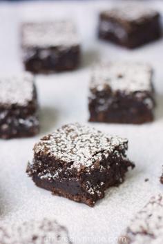 Chewy chocolate brownies