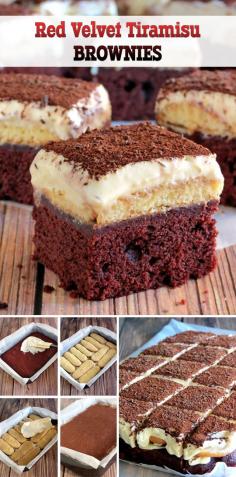 
                    
                        Red Velvet Tiramisu Brownies.
                    
                