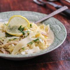 
                    
                        Creamy Turkey Orzo Risotto
                    
                