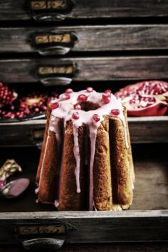 
                    
                        brown butter cinnamon kugelhopf with pomegranate icing
                    
                