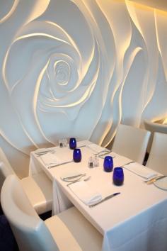 
                        
                            Blu Restaurant at the Celebrity Equinox Cruise Ship (Celebrity Cruises) designed by  Tihany Design, 5+ Design, BG Studio, Wilson Butler Architects and RTKL
                        
                    