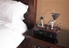 
                    
                        British designer Joshua Renouf has made the dreams of coffee aficionados a reality with TheBarisieur - an alarm clock and coffee brewer built into one.
                    
                