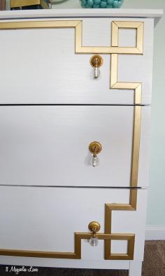
                        
                            DIY Greek Key Overlay on IKEA Dresser | 11 Magnolia Lane--step by step tutorial
                        
                    