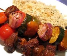 
                    
                        Beef,Zucchini,and Tomato Kebab Recipe
                    
                