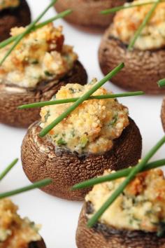 
                    
                        Mouth-Watering Stuffed Mushrooms; awesome appetizer
                    
                