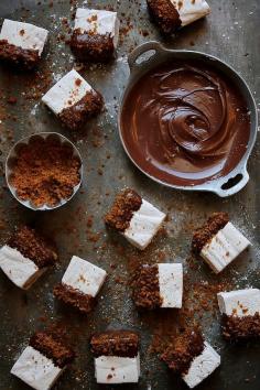 
                    
                        Chocolate-Dipped Gingerbread Marshmallows
                    
                