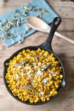 
                    
                        Skillet Corn with Browned Butter & Sage
                    
                