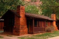 Cabin by @Xanterra resorts in Zion National Park
