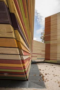 
                    
                        Temporary auditorium in LAquila, L'Aquila, 2012 - RPBW - Renzo Piano Building Workshop, Atelier Traldi #architecture #wood #colours #abruzzo #italy #auditorium
                    
                