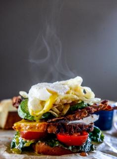 
                    
                        roasted turkey potato chip BLAT with an egg
                    
                