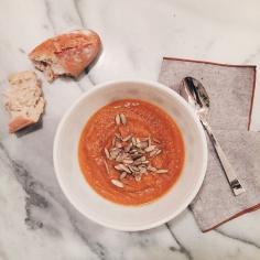 butternut squash + tomato soup