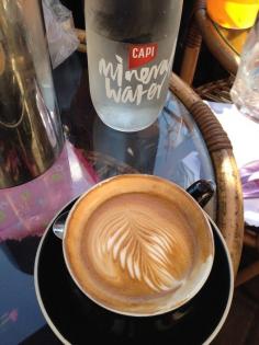 Coffe and fancy water bottles - Market Lane Cafe,  Manly, NSW, 2095 - TrueLocal