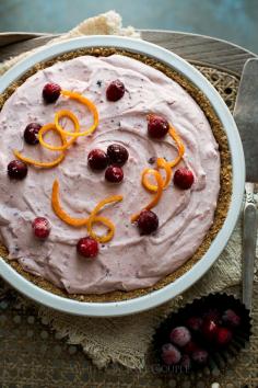 
                    
                        No Bake Fluffy Cranberry Cream Cheese Pie
                    
                