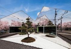 
                    
                        bandesign clads roadside café with reflective mirrored surfaces
                    
                