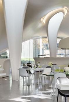 
                        
                            The Magazine Restaurant at the Serpentine Sackler Gallery London by Zaha Hadid Architects
                        
                    