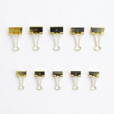 Quill London brass fold back clips £6.95 perfect for clipping menus to boards