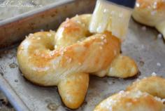 
                    
                        Baked Soft Pretzels Recipe from @Fifteen Spatulas | Joanne Ozug
                    
                