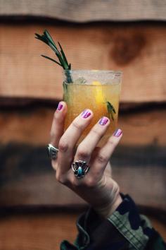 Rosemary Maple Bourbon Sour