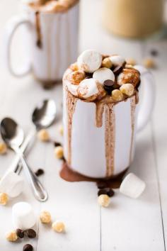 
                    
                        Nutella hot chocolate.
                    
                