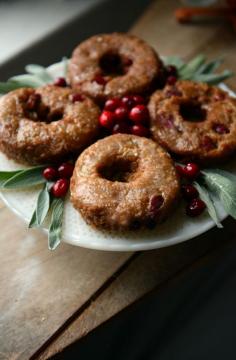 
                    
                        Cranberry Cake Donuts w/ Whiskey Cider Glaze
                    
                