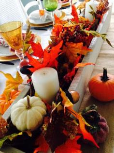 
                        
                            How to set a table for 14 mixing and matching, fall Thanksgiving tablescape for 14, wooden box centerpiece
                        
                    