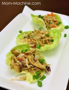 Mu Shu Chicken Lettuce Wraps- one of our new favs!
