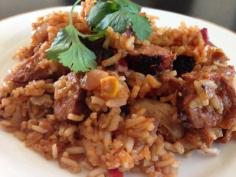 
                    
                        Mexican Rice with Chorizo - The perfect dinner dish, especially on a cold night.  Very tasty and satisfying indeed. #mexican #dinner
                    
                
