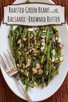 Perfect for Thanksgiving! Seriously the BEST Green Beans! Ever! Quick, easy and so delicious - they'll be licking the plates! A unique alternative to green bean casserole this Holiday season!