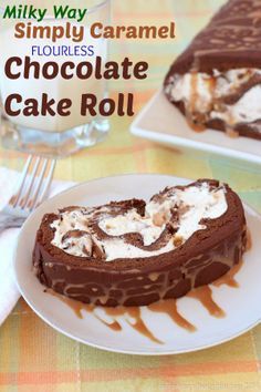 
                    
                        Milky Way Simply Caramel Flourless Chocolate Cake Roll
                    
                