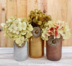 
                        
                            Simple and easy Rustic Glam Mason Jars.
                        
                    
