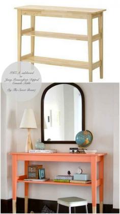 
                    
                        Paint a Norden sideboard ($79.99) to look dip-dyed.
                    
                