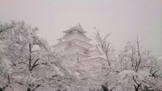 
                    
                        Osaka Castle on Snowy Day, Japan
                    
                