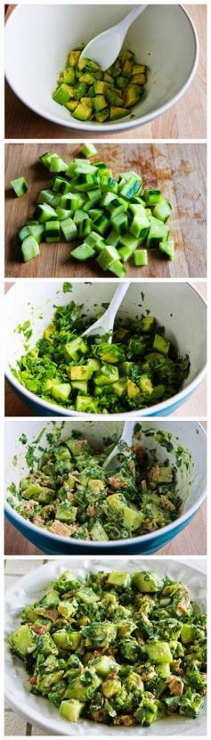 
                    
                        Choose-Diy: Cucumber Avocado Salad with Tuna, Cilantro, and Lime
                    
                