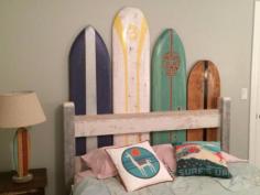 
                    
                        Surfboard headboard. Created by: Lucky Star Workshop
                    
                