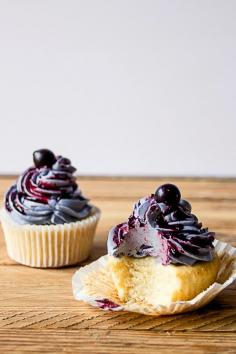 
                    
                        Lemon Cupcakes with Blueberry Buttercream
                    
                