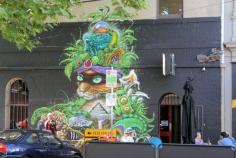 
                    
                        Fitzroy street art - a new addition
                    
                