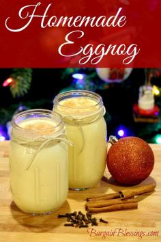 
                    
                        Impress your friends and family this season with this delicious homemade Eggnog recipe! #christmasreceipes
                    
                