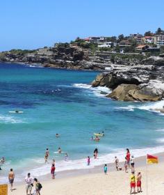 
                    
                        The Bondi to Bronte coastal walk is six kilometers (about 3.7 miles) of spectacular views across Sydney's eastern beaches.
                    
                