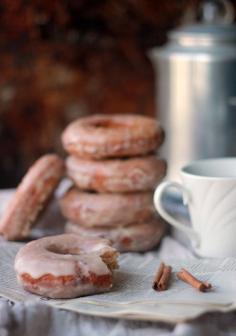 
                    
                        Cinnamon Cake Donuts with Cinnamon Glaze
                    
                