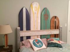 
                    
                        Surfboard headboard. Created by Lucky Star Workshop.
                    
                