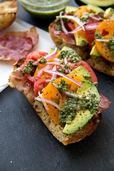 
                    
                        Prosciutto And Avocado Salad Toasts
                    
                