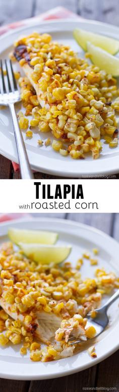 
                    
                        Tilapia with Roasted Corn
                    
                